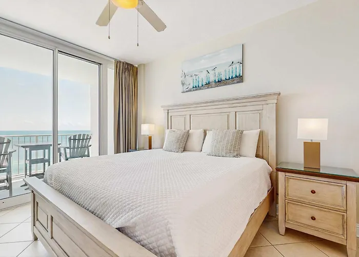Bright Beachfront W Private Balcony Zero-entry Pool Gym & Hot Tub Gulf Shores