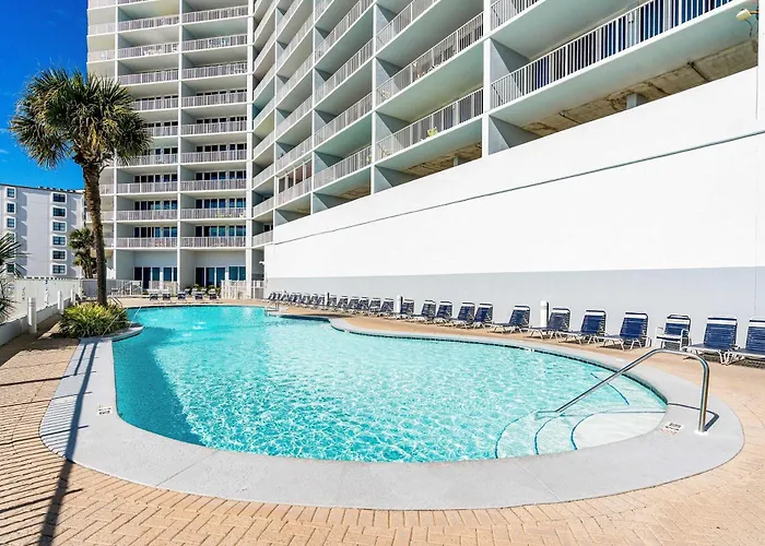 Bright Beachfront W Private Balcony Zero-entry Pool Gym & Hot Tub * Gulf Shores